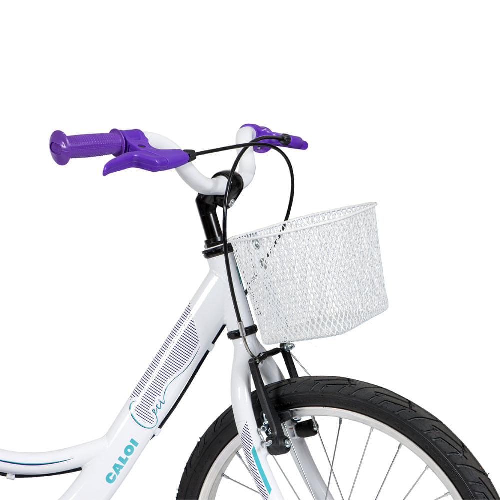 Encontraproduto.com.br - Bicicleta Infantil Aro 20 Caloi Ceci  Branca