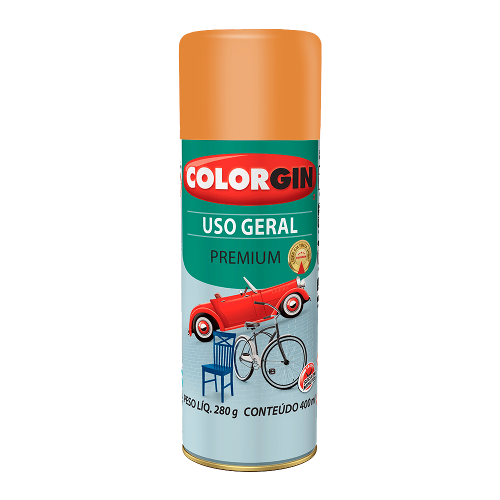 Tinta Spray Colorgin Uso Geral Bege Brastemp 400ml - 55241