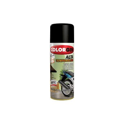 Tinta Spray Colorgin Alta Temperatura Alumínio 400ml
