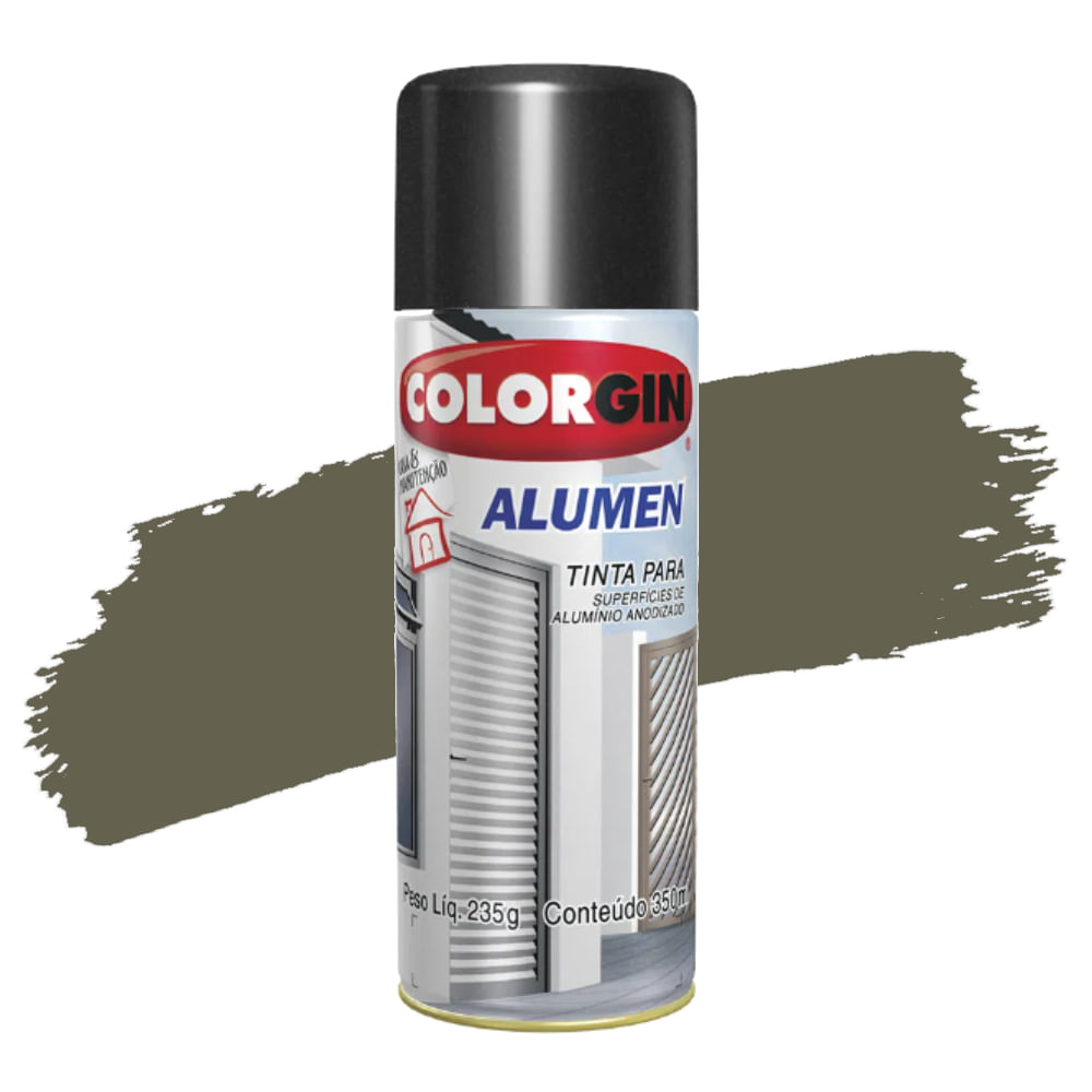 Tinta Spray Alumen Bronze 350ml Colorgin