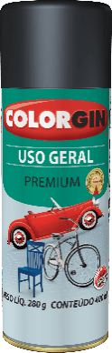 Encontraproduto.com.br - Tinta Spray Colorgin Uso Geral Laranja 400ML