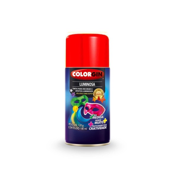 Encontraproduto.com.br - Tinta Spray Luminosa Colorgin 190ml - Wanda