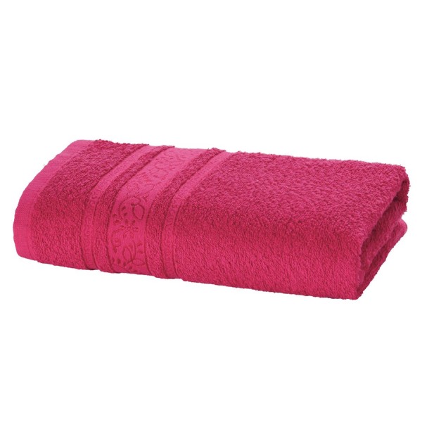 Toalha de Rosto Döhler Premium FJ-7663 Rosa 50x80cm