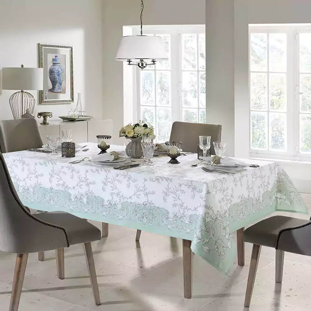 Encontraproduto.com.br - Toalha de Mesa Retangular Clean Renova Estampada 1,60m x 2,70m - Dohler