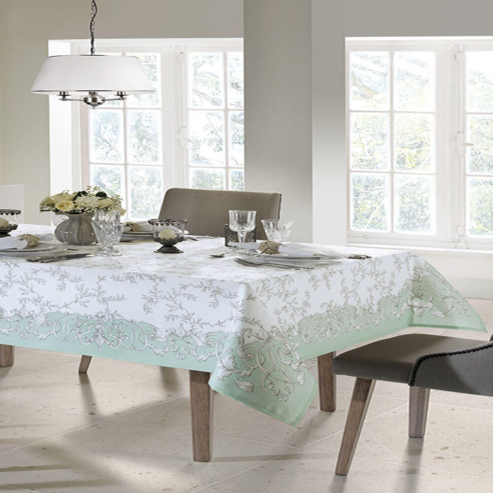 Encontraproduto.com.br - Toalha de Mesa Quadrada Clean Renova Estampada 1,40m x 1,40m - Dohler