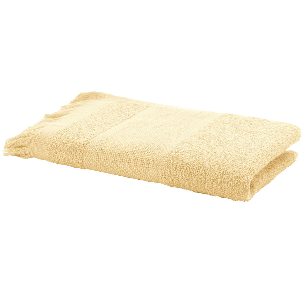 Encontraproduto.com.br - Toalha de Lavabo Döhler para Bordar Capri II Amarelo - 25 x 36cm