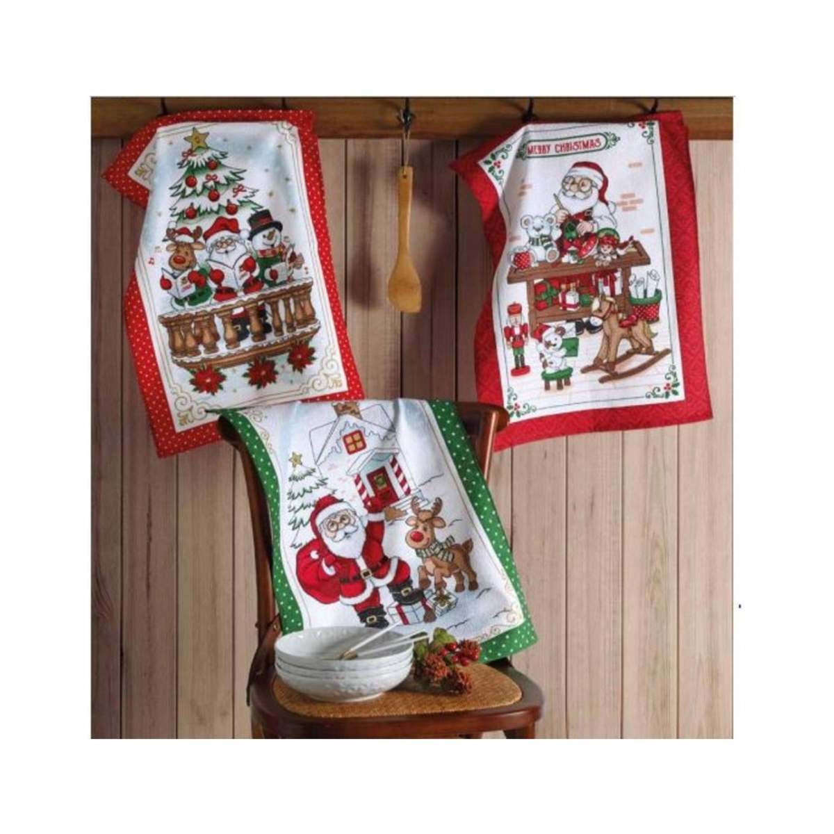 Encontraproduto.com.br - Pano de Prato Copa Natalino Noel Dohler