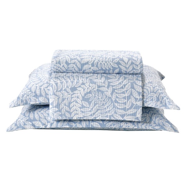 Encontraproduto.com.br - Colcha Piquet King + 02 Porta Travesseiros Nature