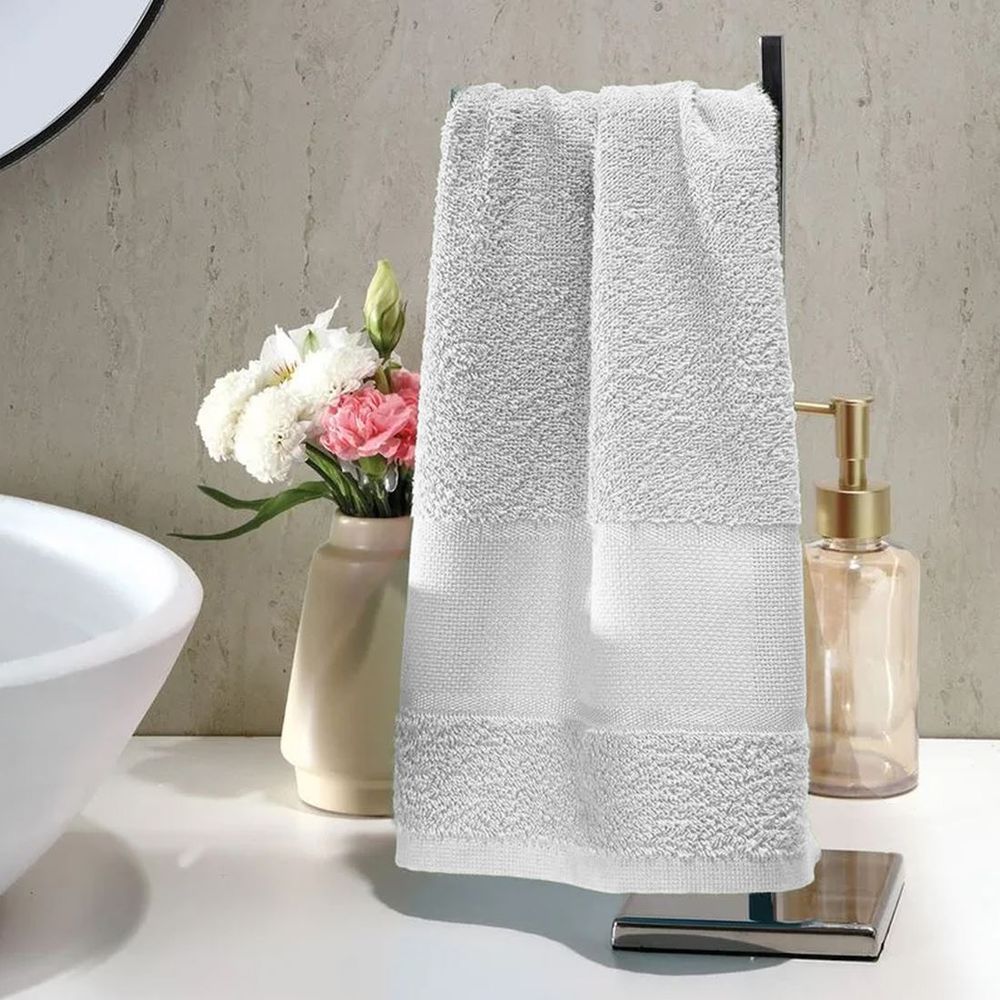 Encontraproduto.com.br - Toalha de Lavabo Felpuda Torino II para Bordar 30cm x 45cm - Dohler