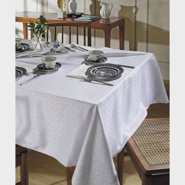 Encontraproduto.com.br - Toalha de mesa 4 lugares Quadrada Requinte 1,60m x 1,60m - Dohler