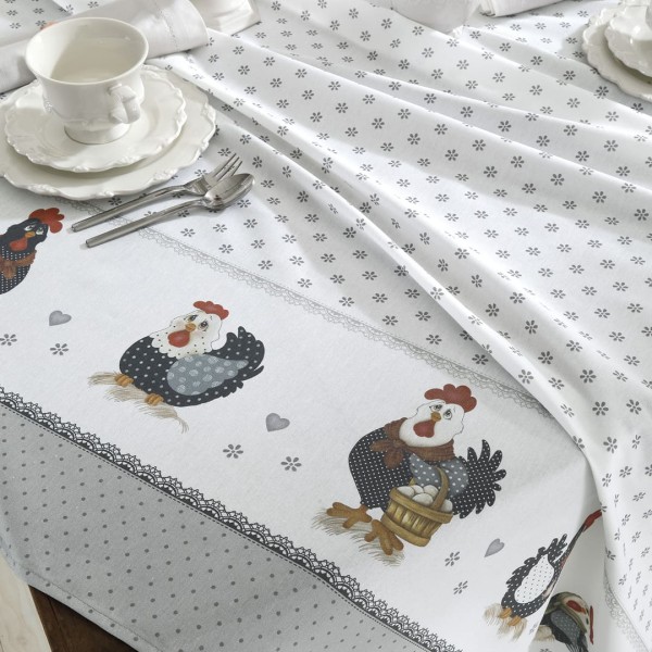 Toalha de Mesa 4 lugares 1,4m x 1,4m Renova Clean - Dohler
