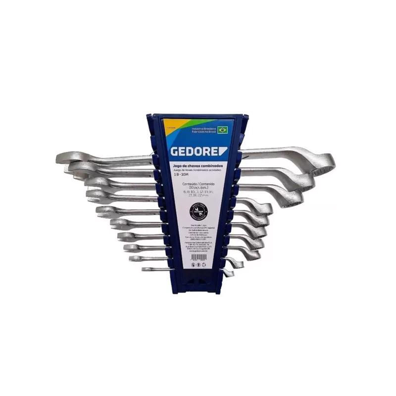 Encontraproduto.com.br - Jogo Chave combinada 6 - 22mm 10 Peças Gedore