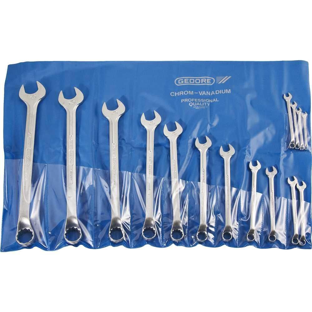 Encontraproduto.com.br - Jogo de Chave Combinada 06 A 32MM com 15 peças - 1B/15M - 002.603 - Gedore