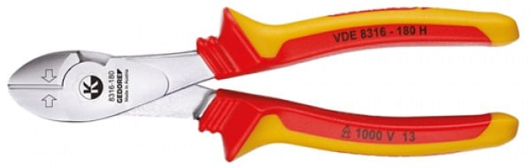 Encontraproduto.com.br - Alicate Gedore Corte Diagonal 8316/180 H KRAFT VDE 091900