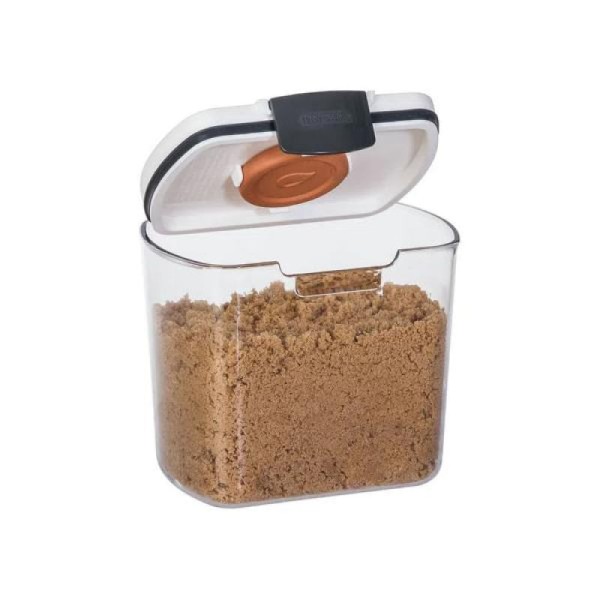 Encontraproduto.com.br - Pote para armazenar açucar mascavo em plástico e silicone Progressive 1,5 litros