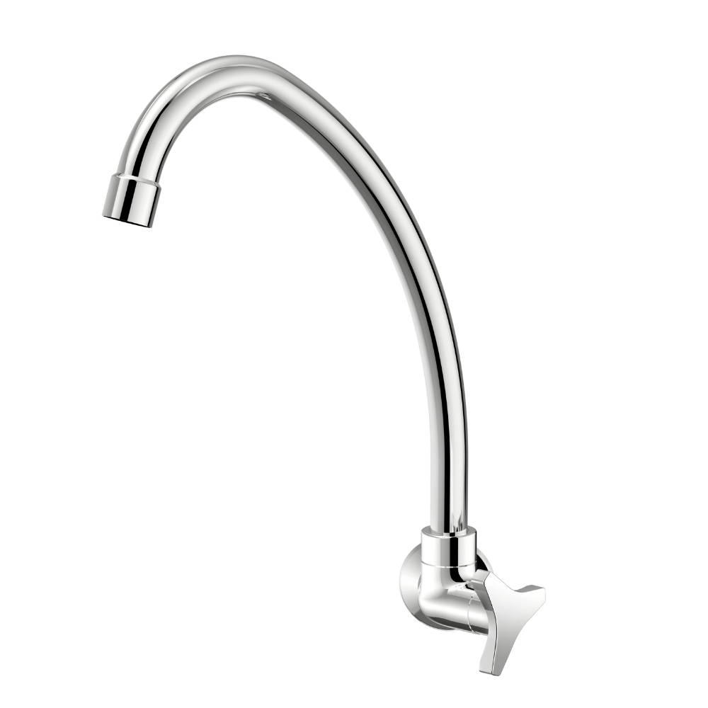 Encontraproduto.com.br - Torneira para cozinha de parede bica móvel cromado Nova Gyro Tigre Metais
