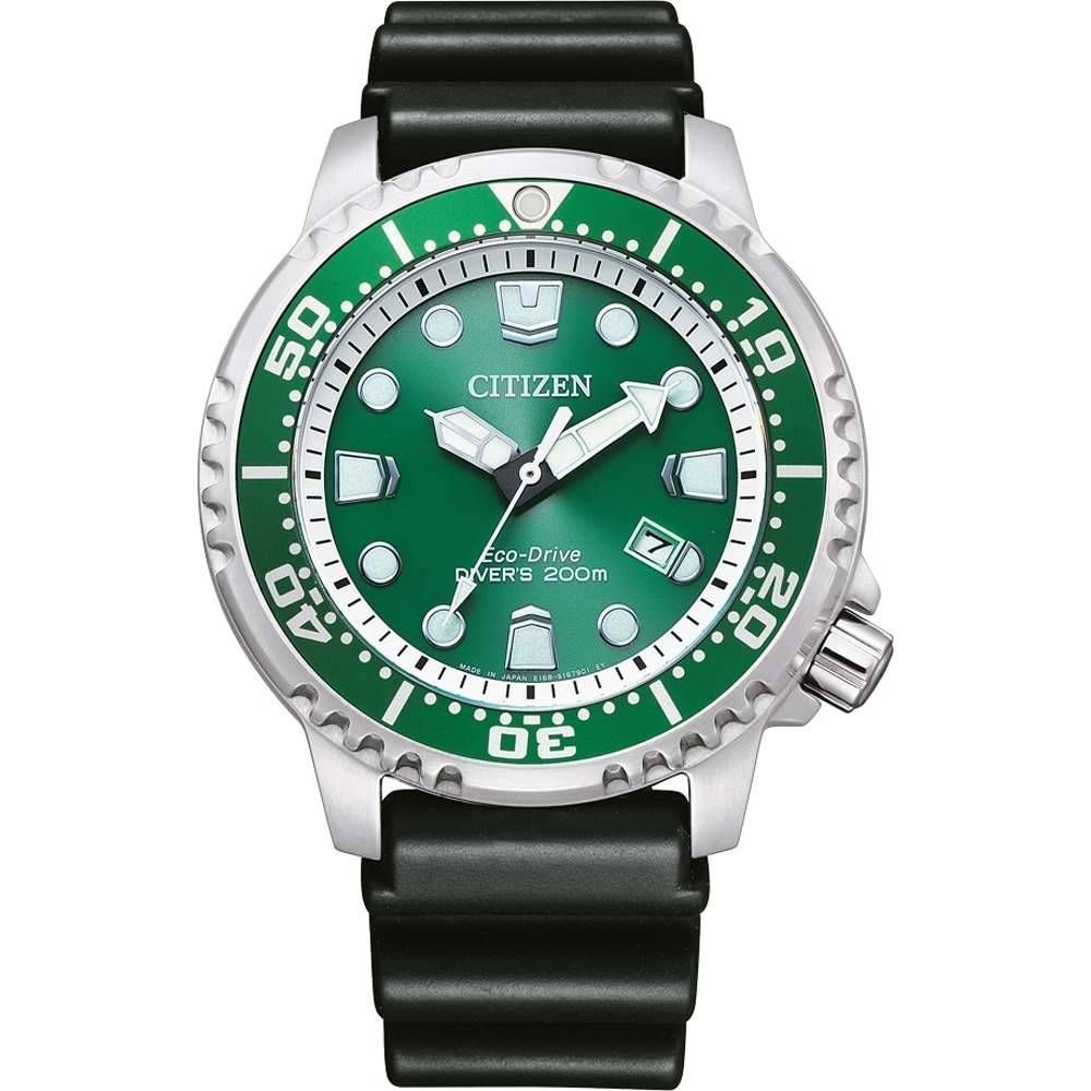 Encontraproduto.com.br - Relógio Citizen Masculino Ref:Tz31534g Solar Prateado Divers Ecodrive