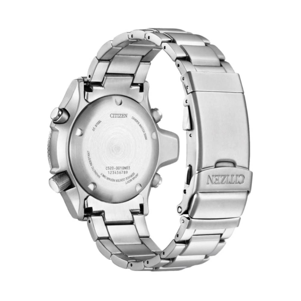 Encontraproduto.com.br - Relógio Citizen Masculino Ref: Tz10137f Aqualand Prateado Anadigi