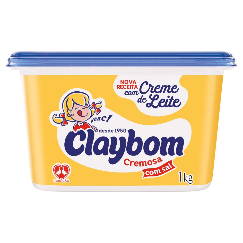 Encontraproduto.com.br - Margarina Claybom Com sal Pote com 1kg