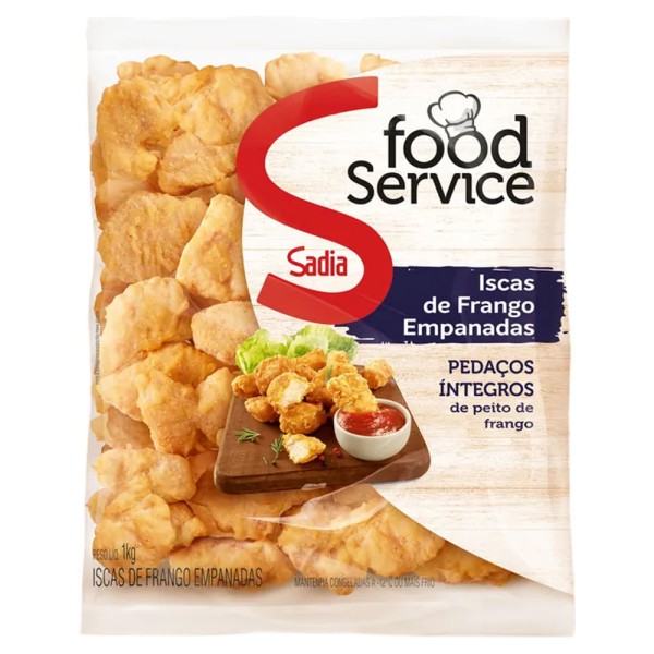 Encontraproduto.com.br - Isca de Frango Sadia Empanado Pacote com 1kg