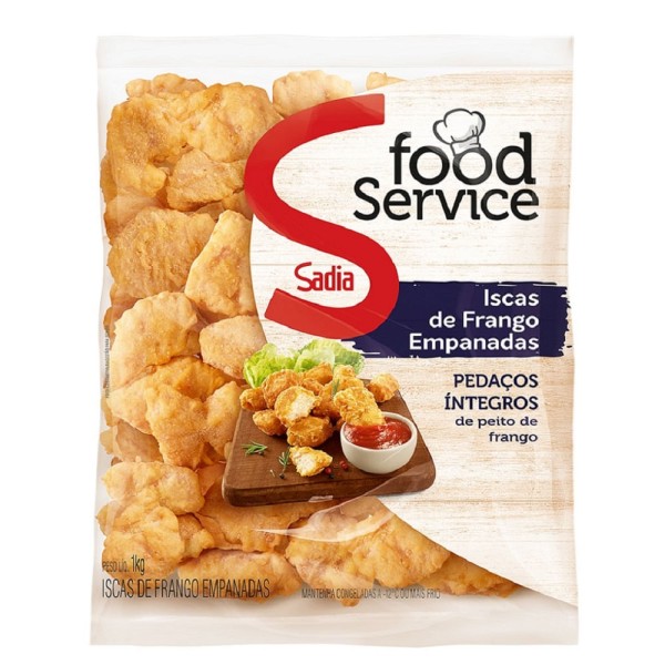 Encontraproduto.com.br - Isca de Frango Sadia Empanado Pacote com 1kg