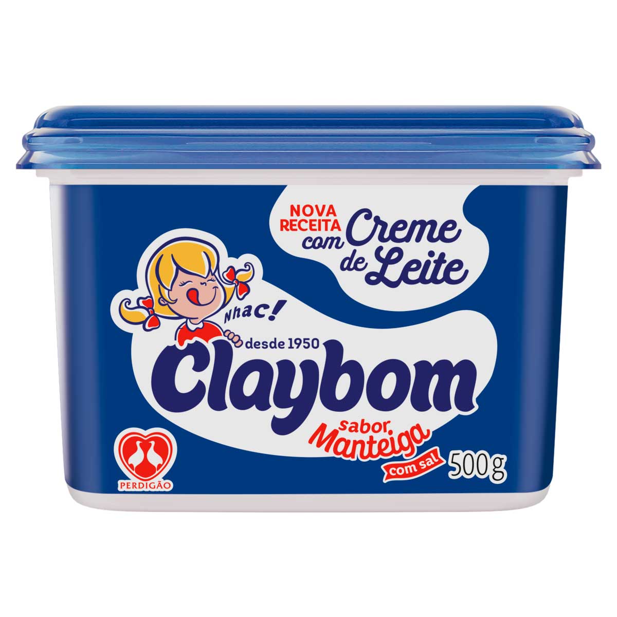 Encontraproduto.com.br - Margarina Claybom Sabor manteiga - Com sal Pote com 500g