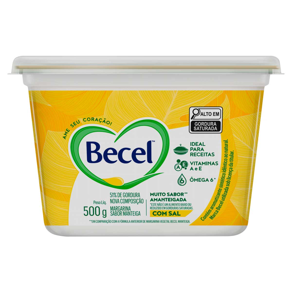 Encontraproduto.com.br - Margarina Becel Sabor Manteiga com Sal Pote com 500g