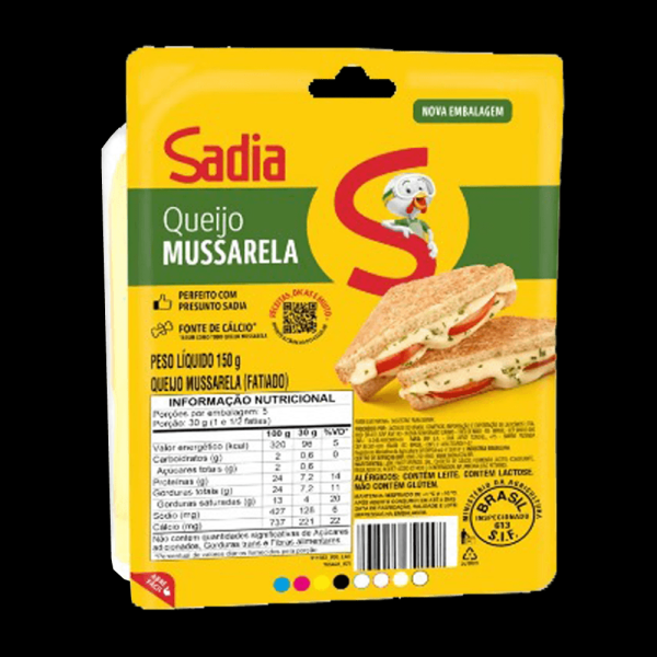 Queijo Mussarela Soltíssimo Sadia Fatiado 150g