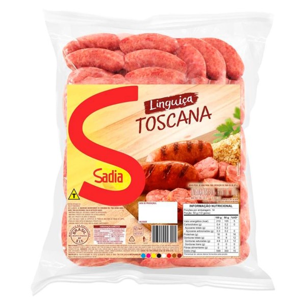Encontraproduto.com.br - Linguiça Toscana Sadia 700g