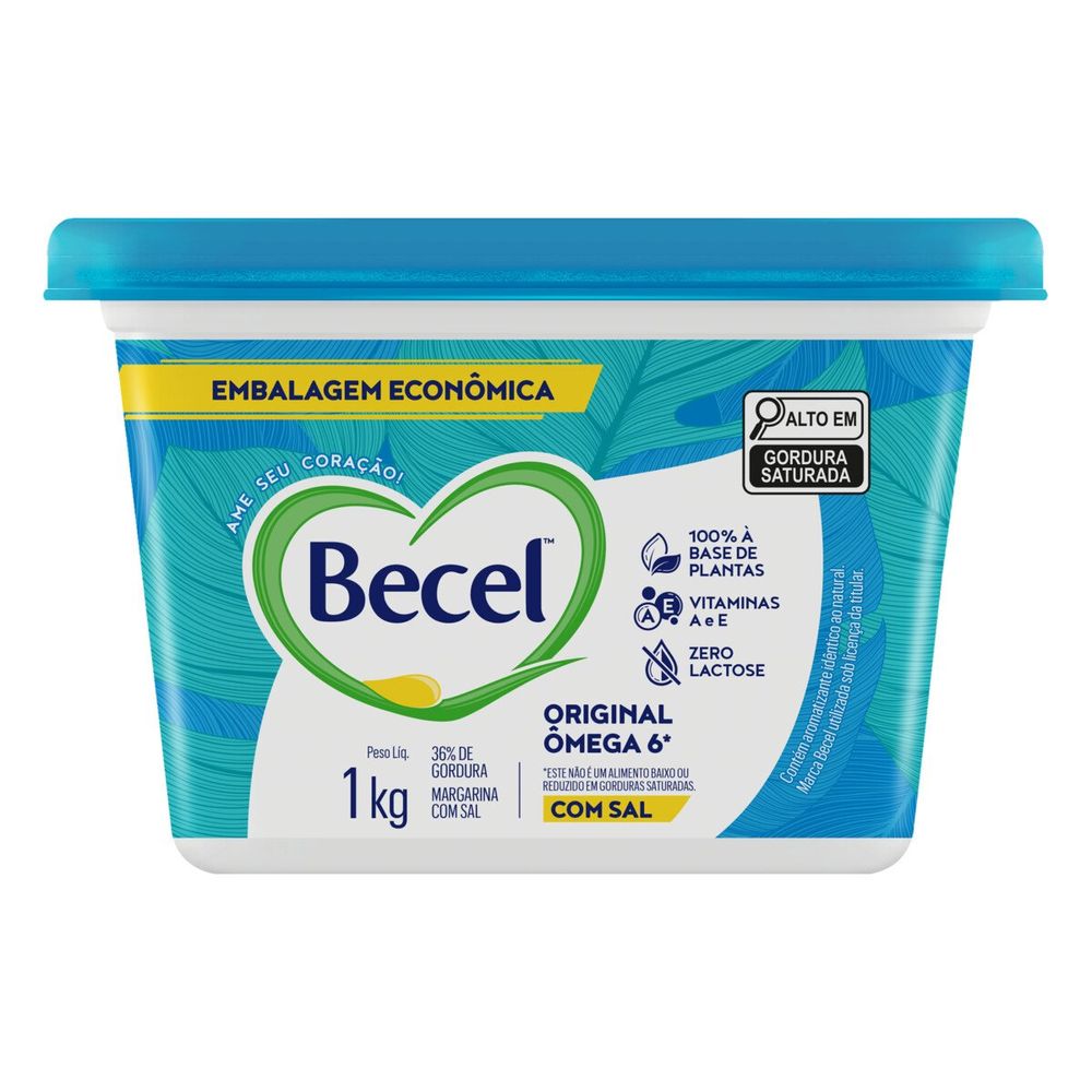 Encontraproduto.com.br - Margarina Becel Original com Sal Pote com 1kg