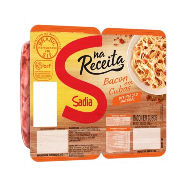 Bacon em Cubos Sadia 140g