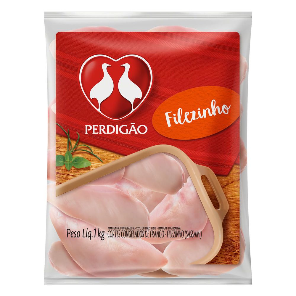 Encontraproduto.com.br - Filé de Peito de Frango Congelado Perdigão 1Kg - Sassami