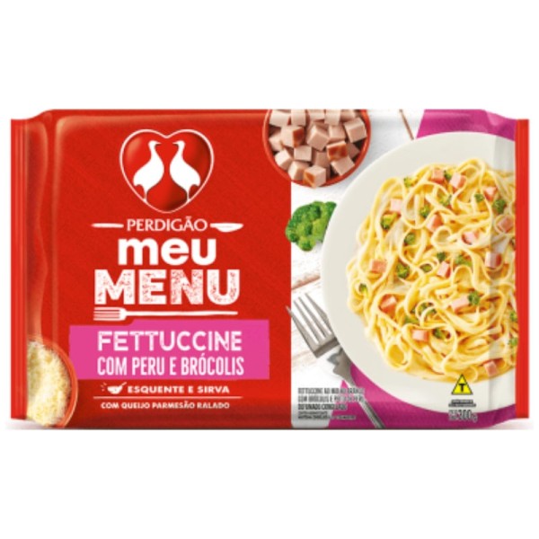 Encontraproduto.com.br - Meu Menu Perdigão Fettucine com Peru e Brócolis 350g