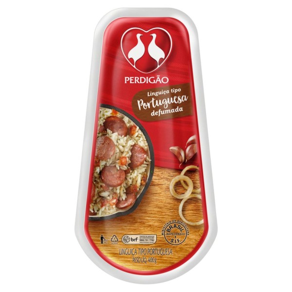 Encontraproduto.com.br - Linguiça Tipo Portuguesa Defumada Perdigão 400g