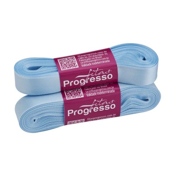 Encontraproduto.com.br - Fita de Cetim Azul Bebê 15mmx10m CF003 COR212 PROGRESSO