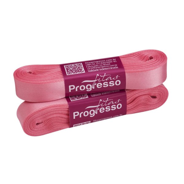 Encontraproduto.com.br - Fita de Cetim Rosa Pétala 15mmx10m CF003 COR009 PROGRESSO