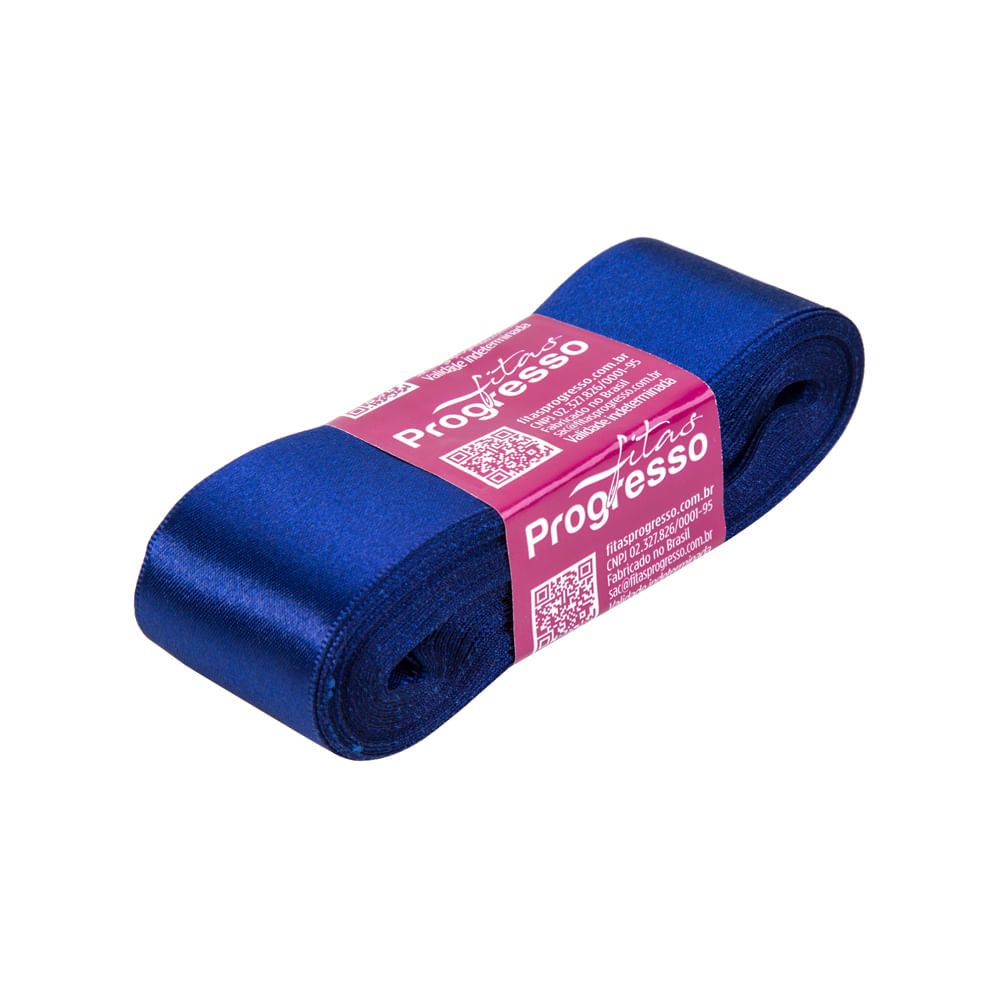 Encontraproduto.com.br - Fita de Cetim Azul Bic 38mmx10m CF009 COR1199 PROGRESSO