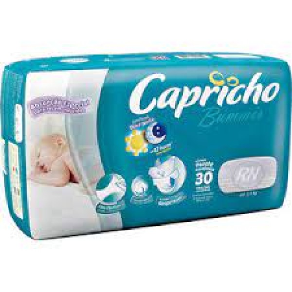 Encontraproduto.com.br - Fralda Capricho Bummis Econ Rn 30 Unidades
