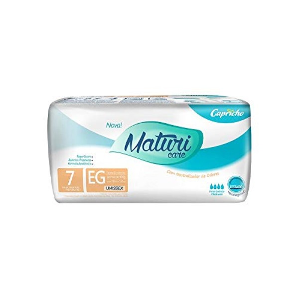 Encontraproduto.com.br - Fralda Drylock Geriatrica Maturi Care Com 7 Tam.eg Intensa