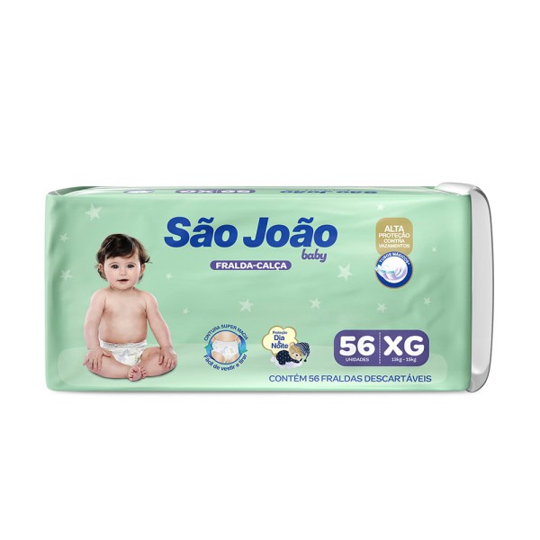 Encontraproduto.com.br - Fralda São João Baby Pants XG 56 unidades