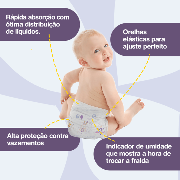 Encontraproduto.com.br - Fralda Bummis Magics M com 68un