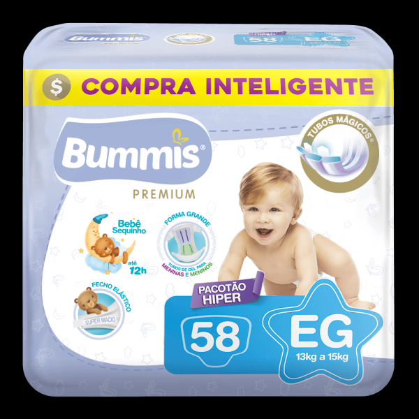 Encontraproduto.com.br - Fralda Bummis Magics XG com 58un