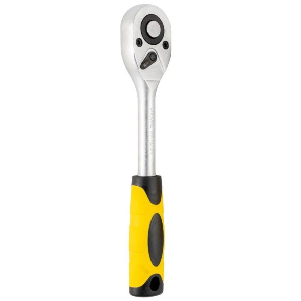 Encontraproduto.com.br - Catraca Reversível-cb Emborrachado - Encaixe 1-4 - 24 Dentes - Eda