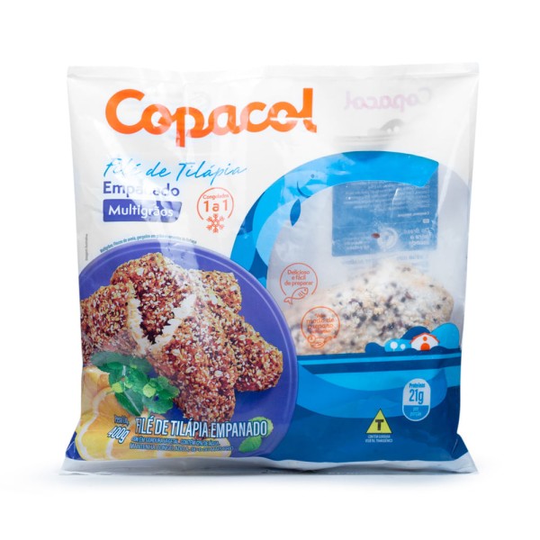 Encontraproduto.com.br - Peixe Filé Tilápia Empanado Coco Copacol 400g