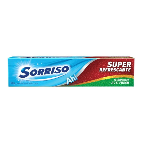 Encontraproduto.com.br - Creme Dental Sorriso Sup Refrescova 90G - Sorriso