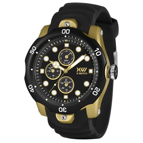 Relógio X-Watch Masculino Ref:Xmppm018 P1px Oversized Multifunção