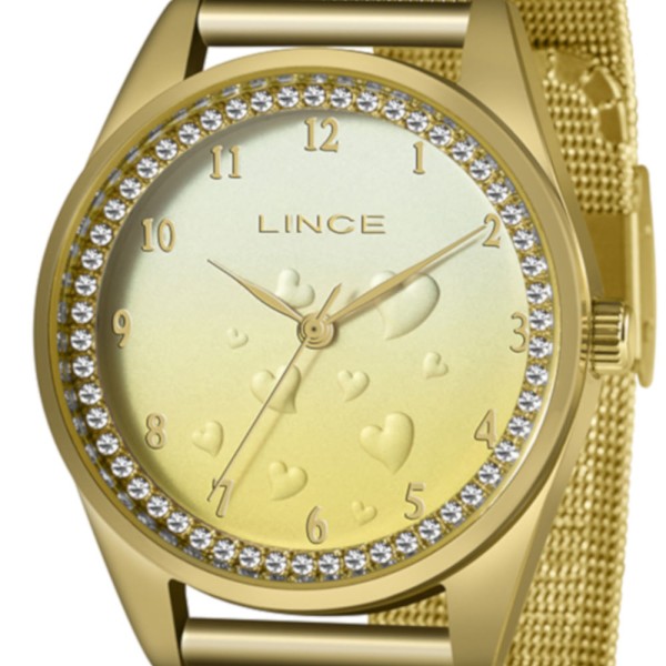 RELOGIO FUNNY FEMININO ANALOGICO LRGJ135L dourado