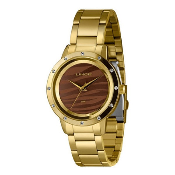 Encontraproduto.com.br - Relógio Lince Feminino Ref: Lrg4731l42 Nxkx Casual Dourado
