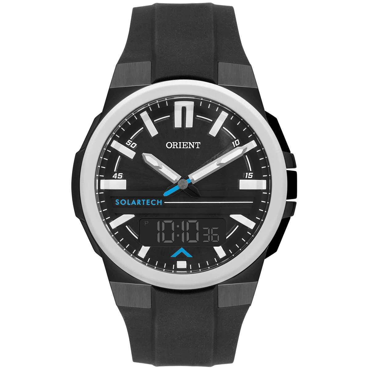 Relógio Orient Masculino Ref:Mtspa003 P1px Anadigi Solar Black