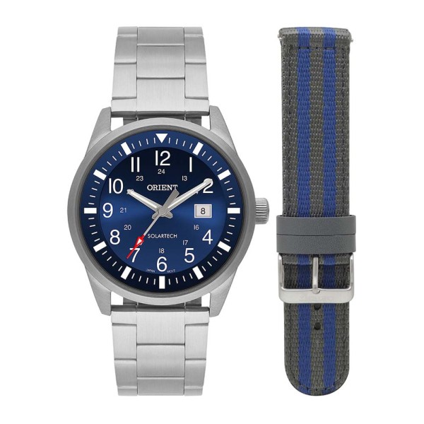 Relógio Orient SolarTech Masculino MBSS1452 D2SX - Troca Pulseira